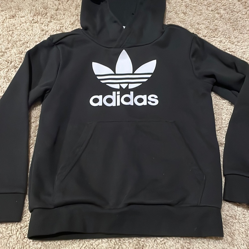 Like new, boys size XS adidas hoodie sweatshirt